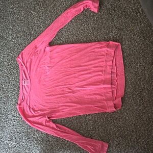 PINK Long sleeve size L color:pink